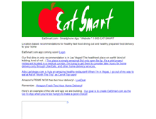 Tablet Screenshot of eatsmart.com